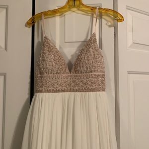BRAND NEW PROM DRESS - BEADED STRAPPY GOWN